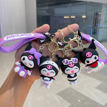 Load image into Gallery viewer, Kuromi Keychain
