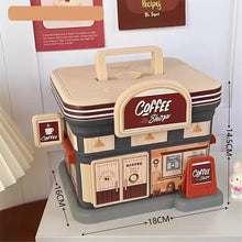 Load image into Gallery viewer, Coffee Shop Themed DIY Money Bank
