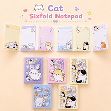 Load image into Gallery viewer, Cat Six Fold Notepad
