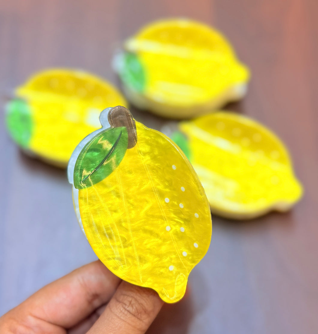 Lemon Claw Clip