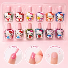 Load image into Gallery viewer, Hello Kitty Kids Nail Paint (Peel to Remove)￼
