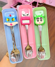 Load image into Gallery viewer, Shinchan Cutlery Set
