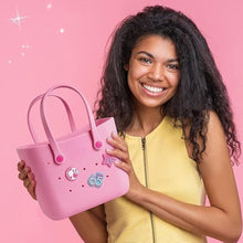 Load image into Gallery viewer, Barbie Croc Bucket Beach Bag
