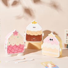 Load image into Gallery viewer, Sweet Cake Lunch Box with Cutlery

