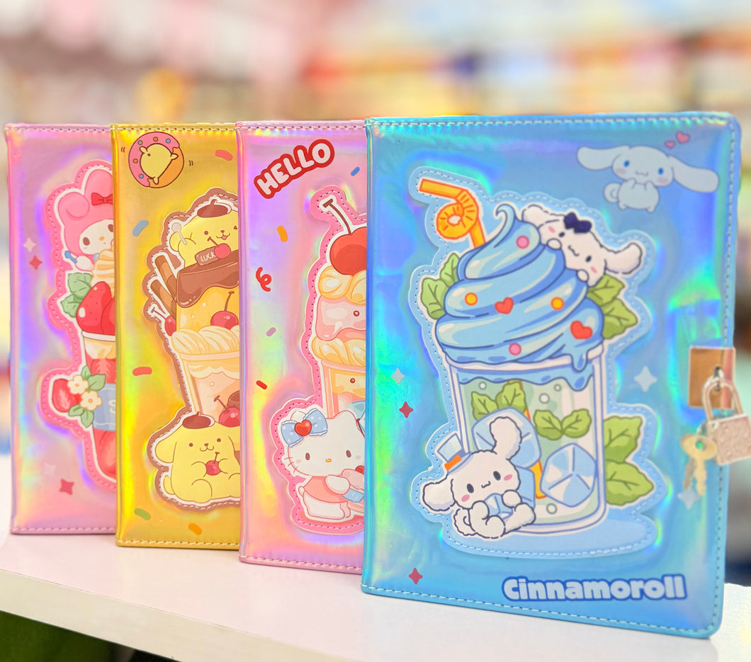 Sanrio Dessert Lock Premium Notebook