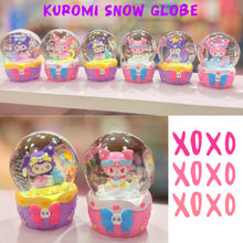 Load image into Gallery viewer, Kuromi Small Snowglobe
