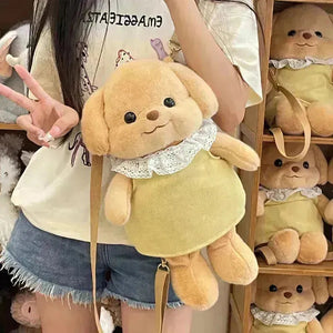 Teddy Plush Sling Bag