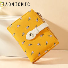 Load image into Gallery viewer, Floral Yellow Cash Wallet
