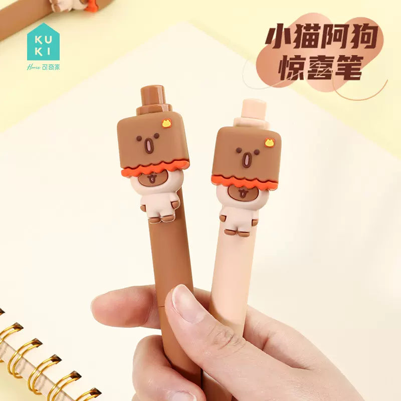 Capybara Bucket Pen (Black Gel)