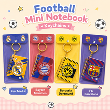 Load image into Gallery viewer, Football Clubs Notebook Keychain
