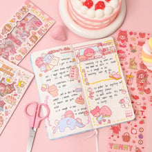 Load image into Gallery viewer, Kawaii Girl Sticker Strips
