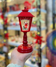 Load image into Gallery viewer, Santa Lamp Post Lamp (Light with Music)
