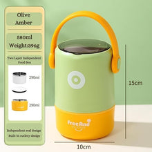 Load image into Gallery viewer, Mini Double Deck Bento SS Insulated

