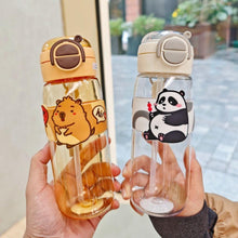 Load image into Gallery viewer, Animal Dual Mouth Kids Water Bottle

