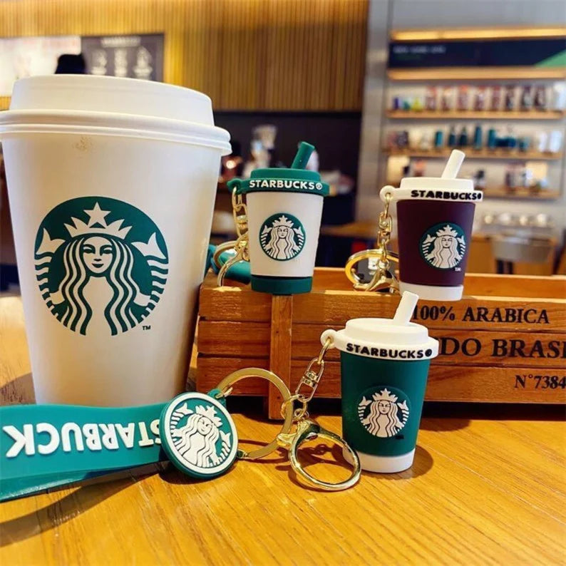 Starbucks チルドカップ20周年限定チャームセット Starbucks Coffee Sipper Cup Keychain – Chains & Charms