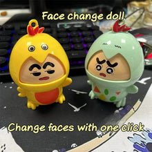 Load image into Gallery viewer, Chicken Shinchan Face Changing Keychain
