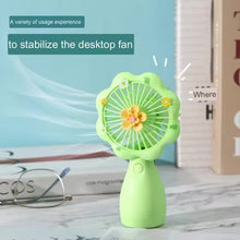 Load image into Gallery viewer, Flower USB Chargeable Fan
