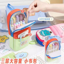 Load image into Gallery viewer, Funky Backpack Pencil Pouch
