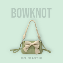 Load image into Gallery viewer, Bow Soft Vegan Leather Sling Bag
