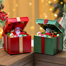 Load image into Gallery viewer, Santa Surprise Gift Box (5inches) Light &amp; Music
