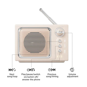 Retro Radio Bluetooth Speaker