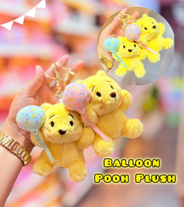 Balloon Pooh Plush Bag Charm