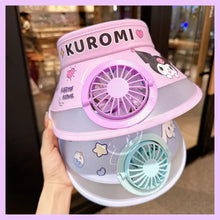 Load image into Gallery viewer, Sanrio Kids Rechargeable Hat Fan
