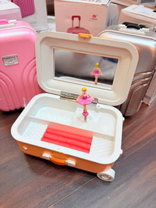 Mini Luggage (music box with jewellery organiser)