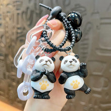 Load image into Gallery viewer, Kawaii Action Panda Keychain / Bag Charm
