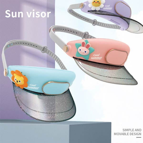 Sun Protecting Hat With Cooling Fan (USB Chargable)