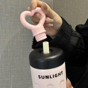 Heart Handle Flask