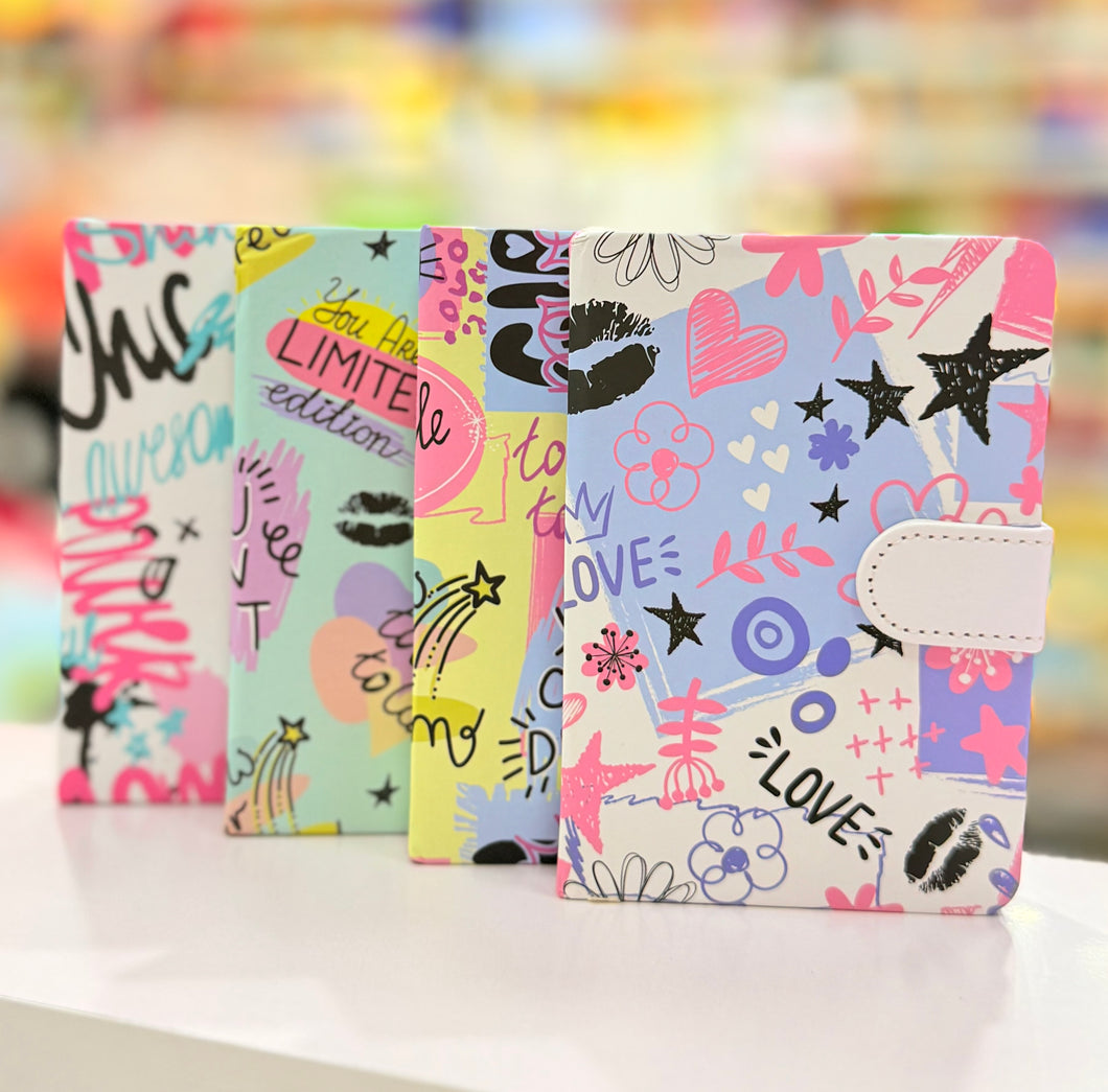 Love Doodle A7 Magnetic Lock Notebook