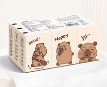 Load image into Gallery viewer, Capybara Pocket Tissue Pack of 9
