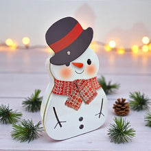 Load image into Gallery viewer, Snowman Storage Tin Box
