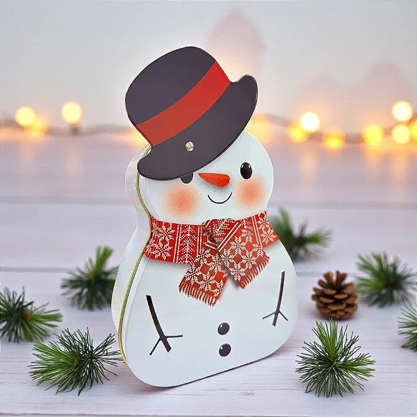 Snowman Storage Tin Box