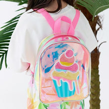 Load image into Gallery viewer, Holographic Ice Cream Backpack
