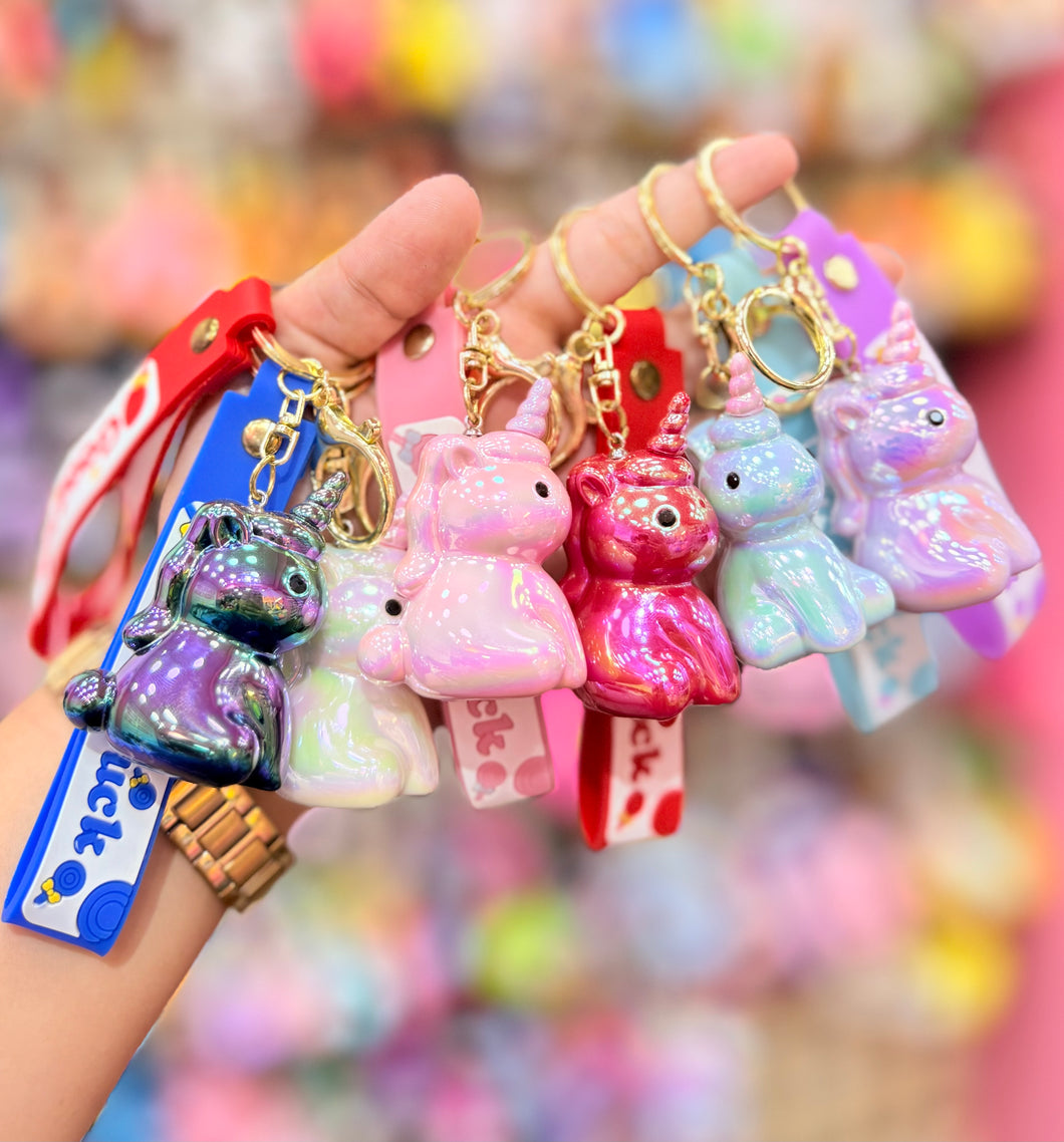 Unicorn Premium Metallic Keychain