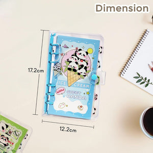 Panda Balloon Spiral Notebook