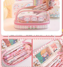 Load image into Gallery viewer, Bunny Kawaii Pencil Pouch

