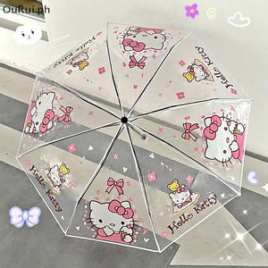 Hello Kitty Transparent Umbrella