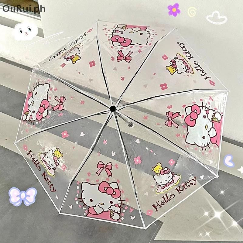 Hello Kitty Transparent Umbrella