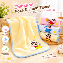 Load image into Gallery viewer, Shinchan Microfiber Face &amp; Hand Towel
