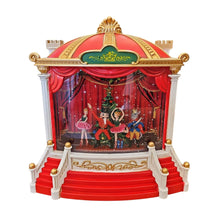 Load image into Gallery viewer, Nutcracker Musical Theatre Xmas Decor 9”x7” (Light &amp; Music)
