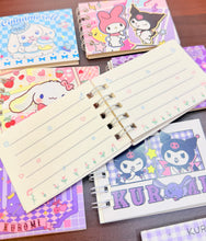 Load image into Gallery viewer, Sanrio Mini Spiral Notebook
