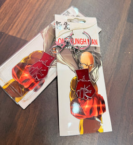 One Punch Man Metal Keychain