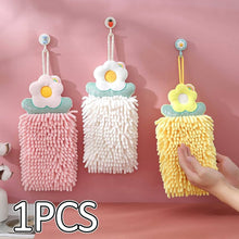 Load image into Gallery viewer, Flower Fluffy Hand Towel
