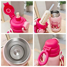 Load image into Gallery viewer, Kids Cartoon Insulated Water Bottle 800ml (8-10hrs Hot &amp; Cold)
