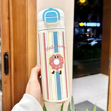 Load image into Gallery viewer, Kawaii Cartoon Dual Mouth Water Bottle
