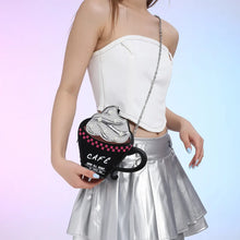 Load image into Gallery viewer, Cafe Coffee Cup Sling Bag
