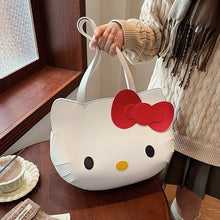 Load image into Gallery viewer, Hello Kitty Premium Shoulder Bag with Bag Plush Charm
